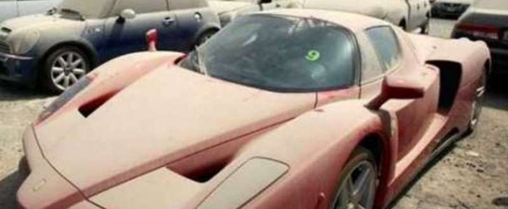 شاهدوا صور سيارات باهظة الثمن تركها أصحابها دون عودة في مطار دبي