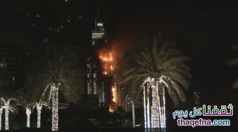 حريق دبي 13